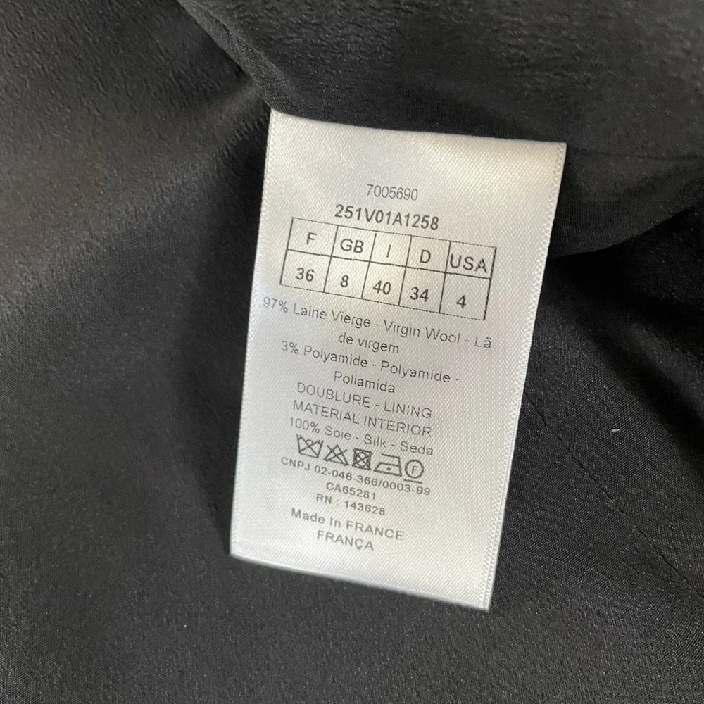 Christian Dior 30 Montaigne Bar Jacket NWT size 36
